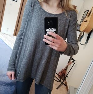 Grey long sleeve sweater